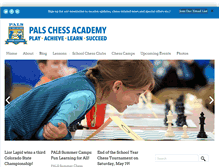 Tablet Screenshot of palschess.com